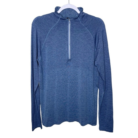 lululemon Metal Vent Tech 1/2 Zip 2.0 Tempest Blue Medium - Picture 5 of 16